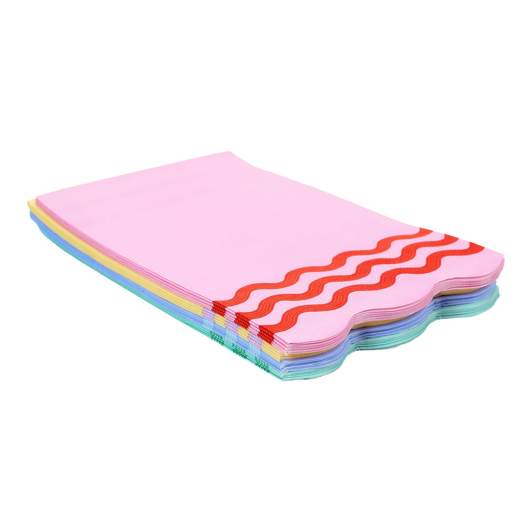 Ric Rac Rainbow Guest Napkins (16 ct)