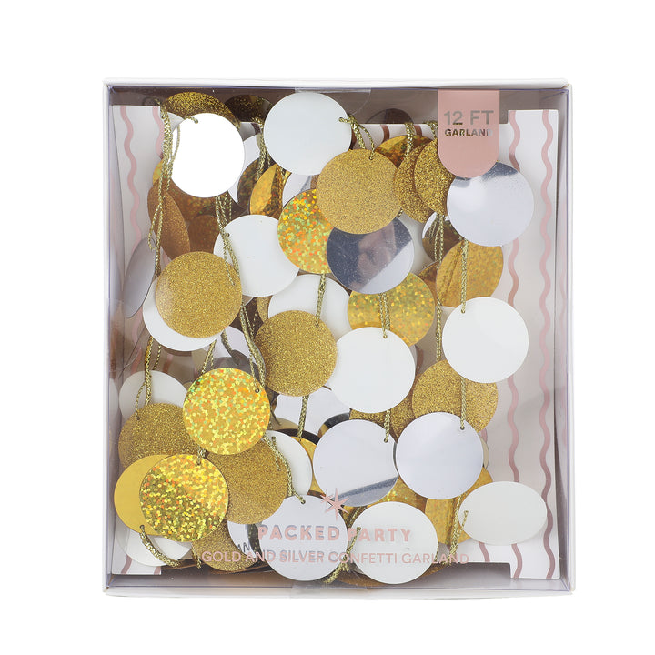 Metallic Confetti Garland