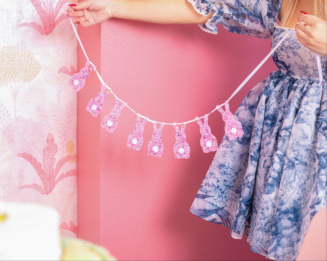 Confetti Bunny Acrylic Garland