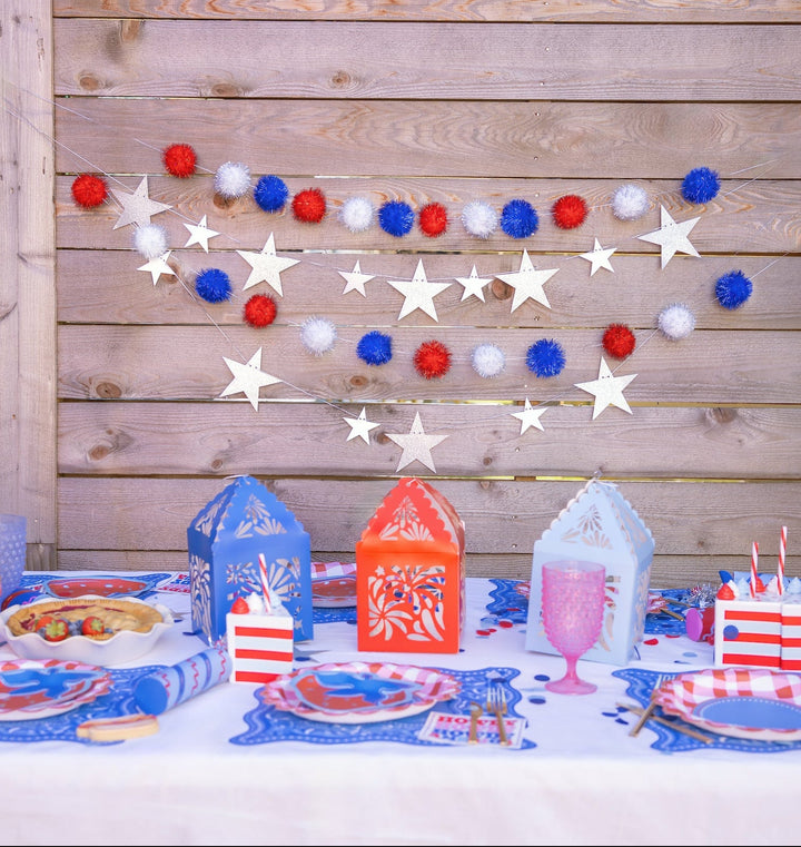 Star Spangled Spark Paper Lanterns