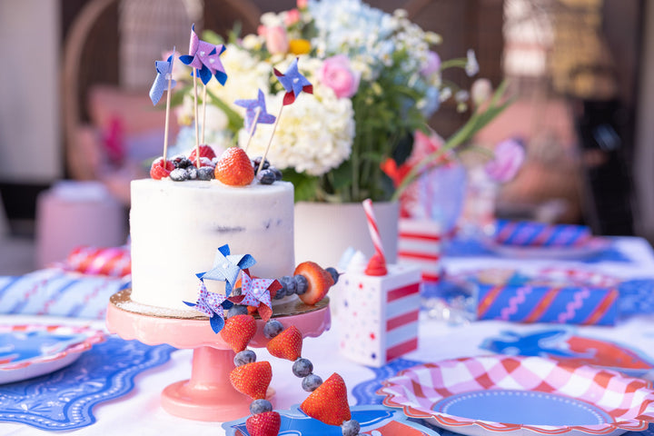 Mini Pinwheel Cake Toppers (8 ct)