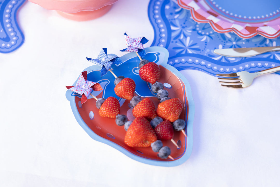 Mini Pinwheel Cake Toppers (8 ct)