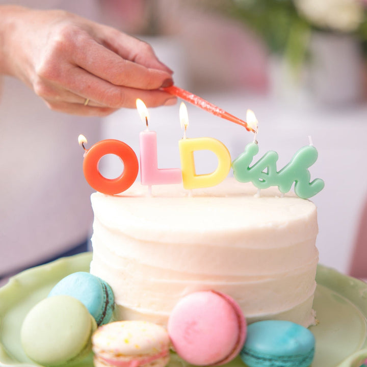Packed Party Oldish Celebration Candle Party Decor