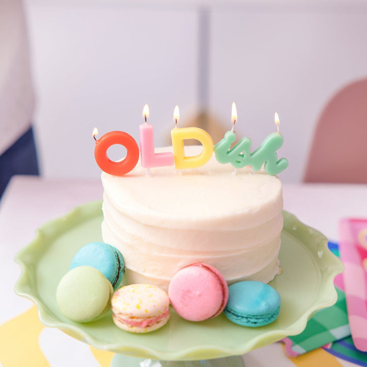 Packed Party Oldish Celebration Candle Party Decor