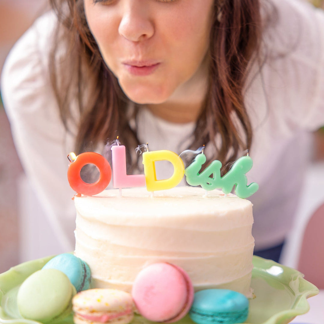 Packed Party Oldish Celebration Candle Party Decor