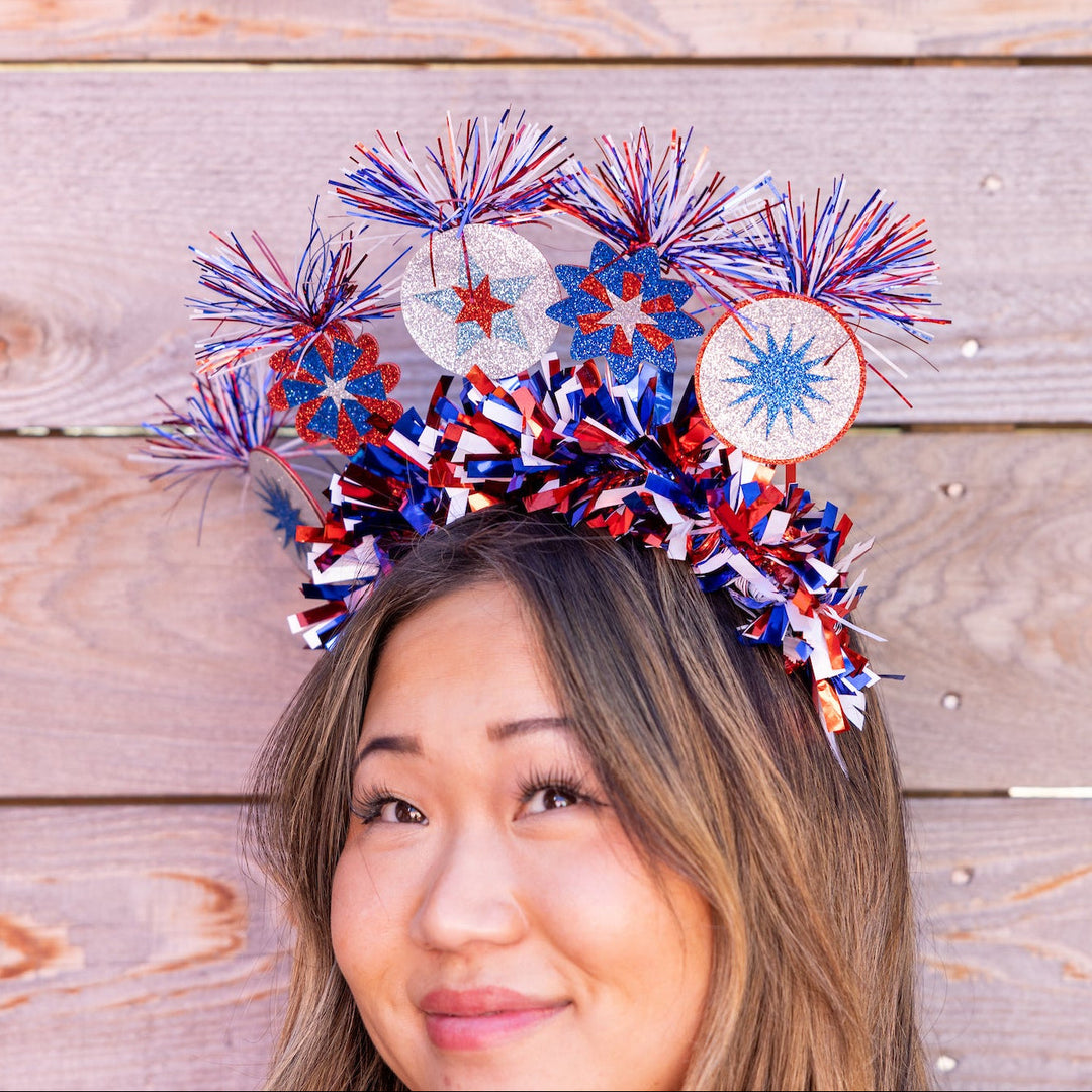 Star-Spangled Sparkler Novelty Headband (Single or Set of 4)
