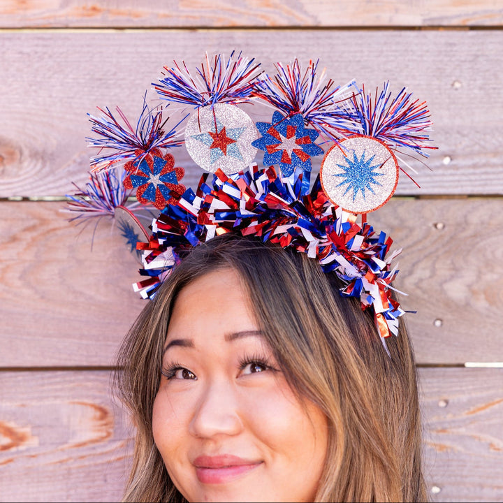 Star-Spangled Sparkler Novelty Headband (Single or Set of 4)