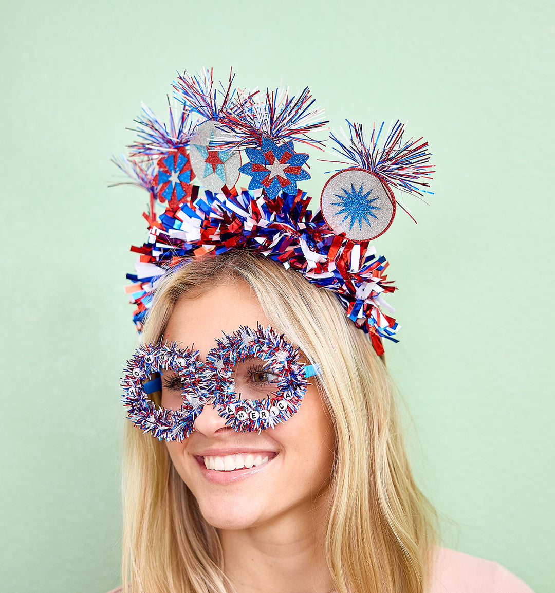 Star-Spangled Sparkler Novelty Headband (Single or Set of 4)