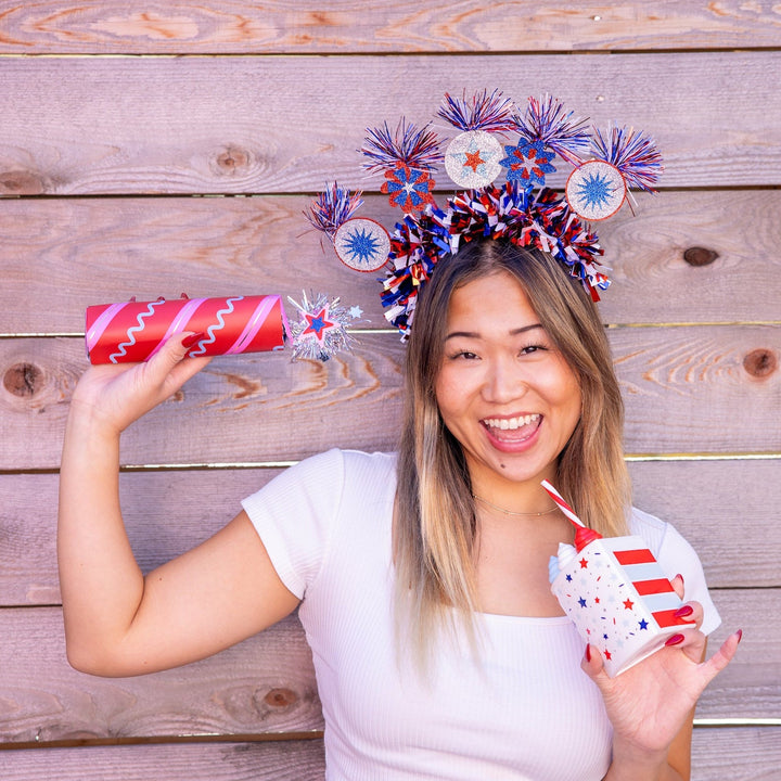 Star-Spangled Sparkler Novelty Headband (Single or Set of 4)