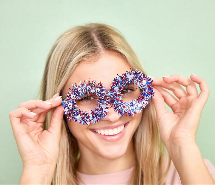 Howdy America Novelty Glasses (Single or Set of 4)