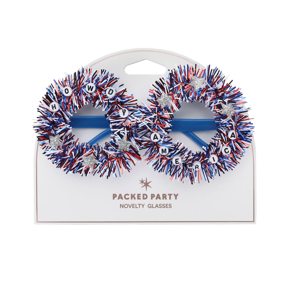 Howdy America Novelty Glasses