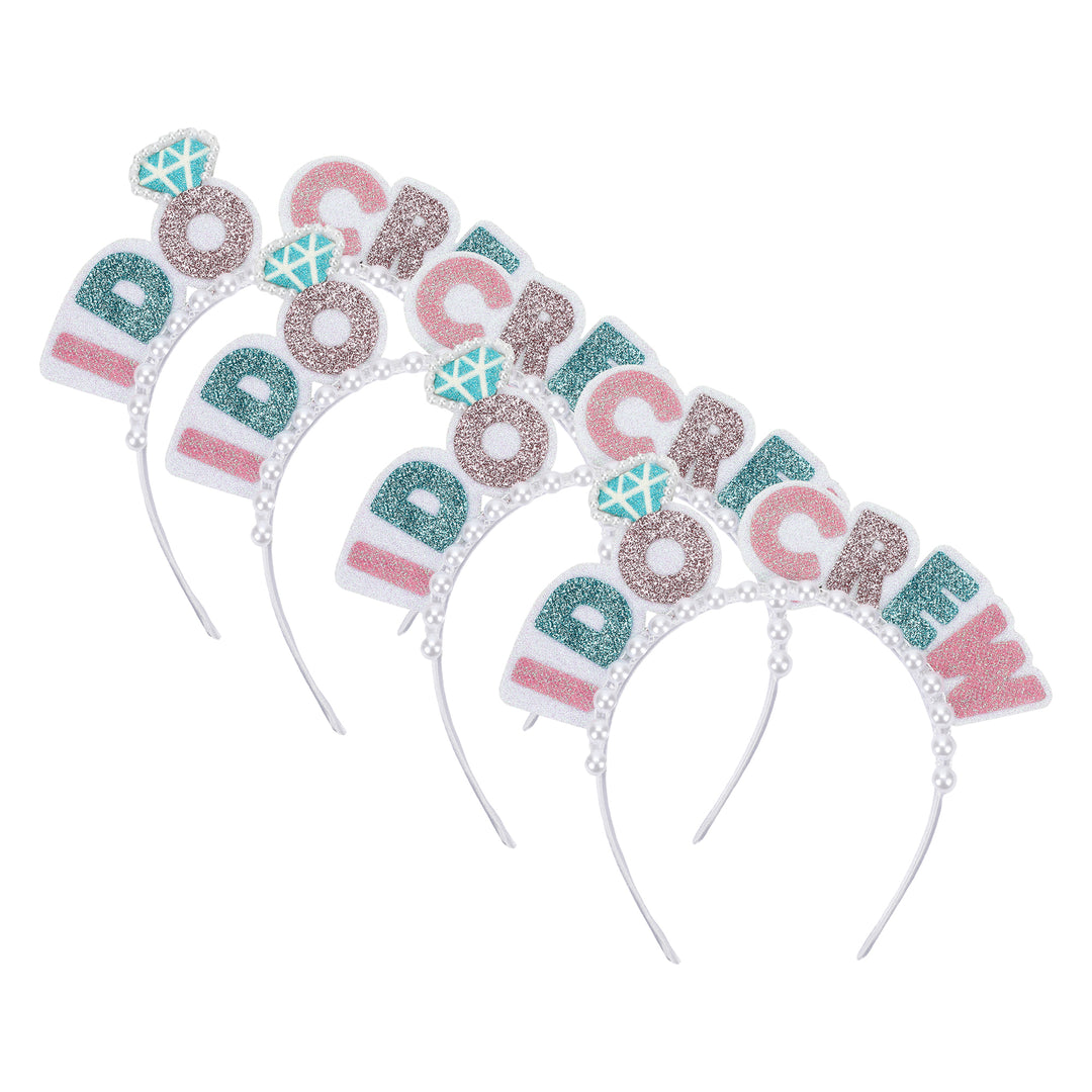 I Do Crew Novelty Headband Set (4 ct)