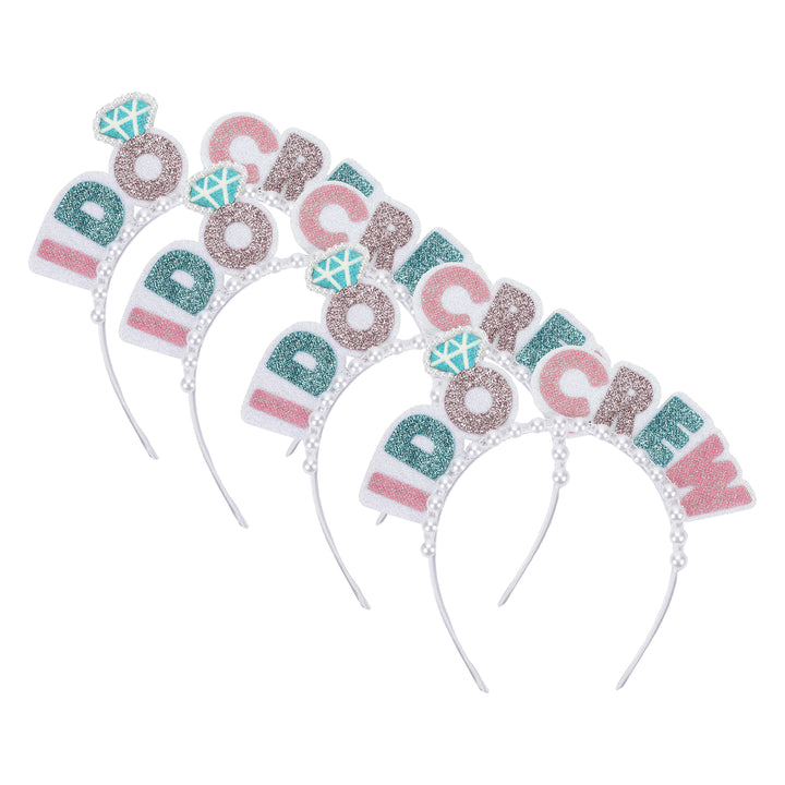 I Do Crew Novelty Headband Set (4 ct)