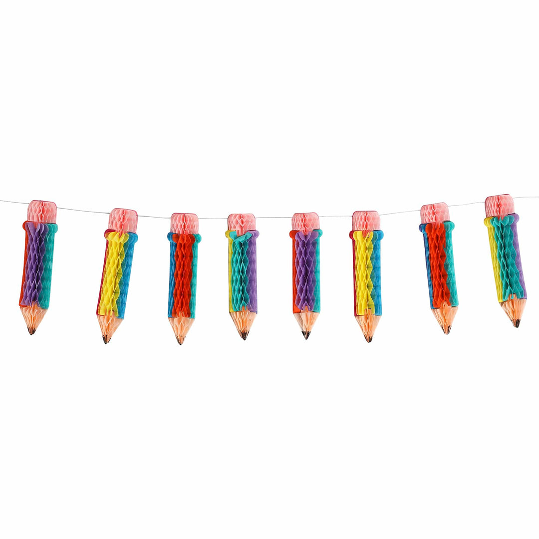 Honeycomb Pencil Garland (Party Banner)
