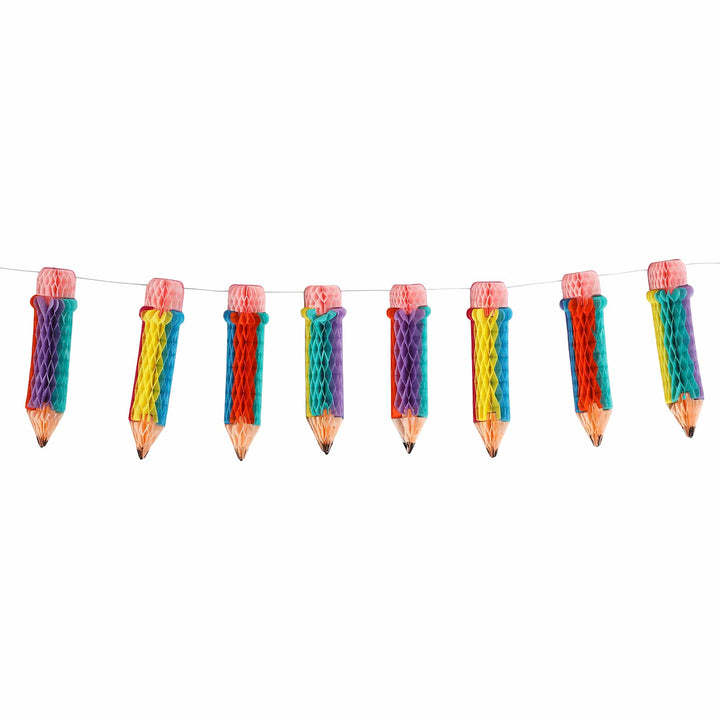 Honeycomb Pencil Garland (Party Banner)