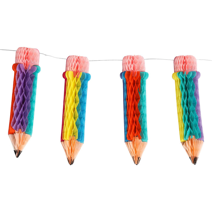 Honeycomb Pencil Garland (Party Banner)