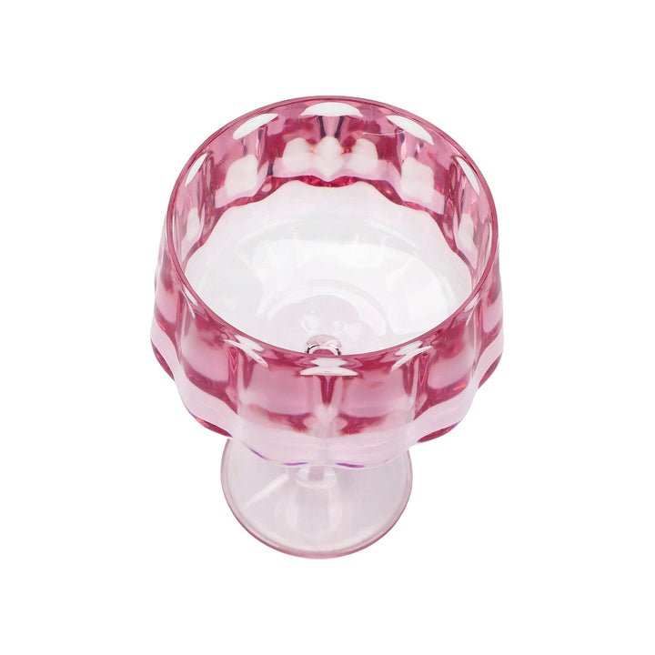 Pretty in Pink Coupe Glasses (set of 4)