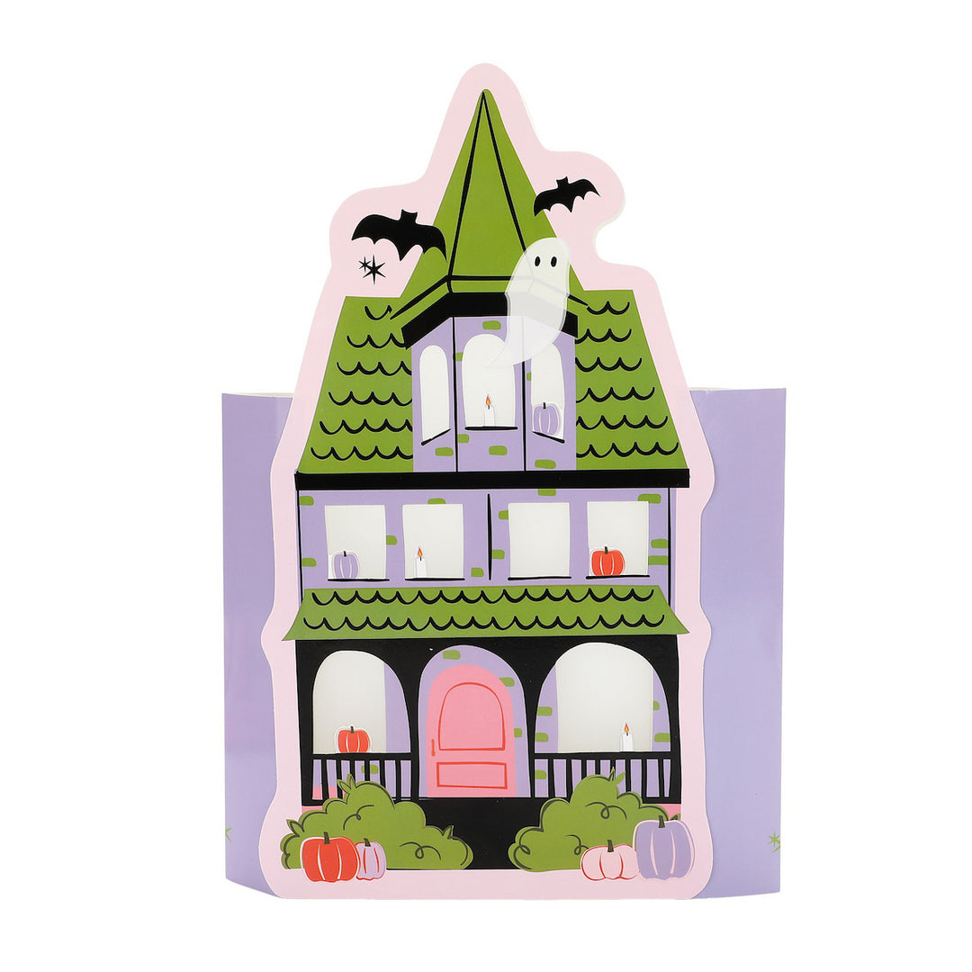 Pink-a-boo Pop-out Haunted Houses Table Decor