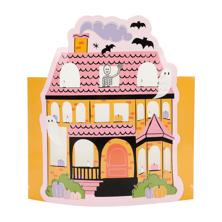 Pink-a-boo Pop-out Haunted Houses Table Decor