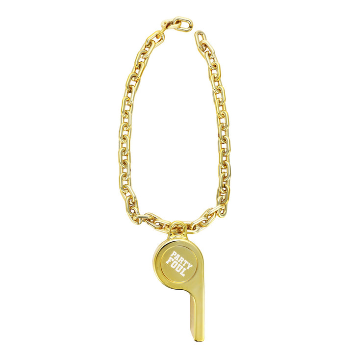 Party Foul Jumbo Whistle &amp; Chain