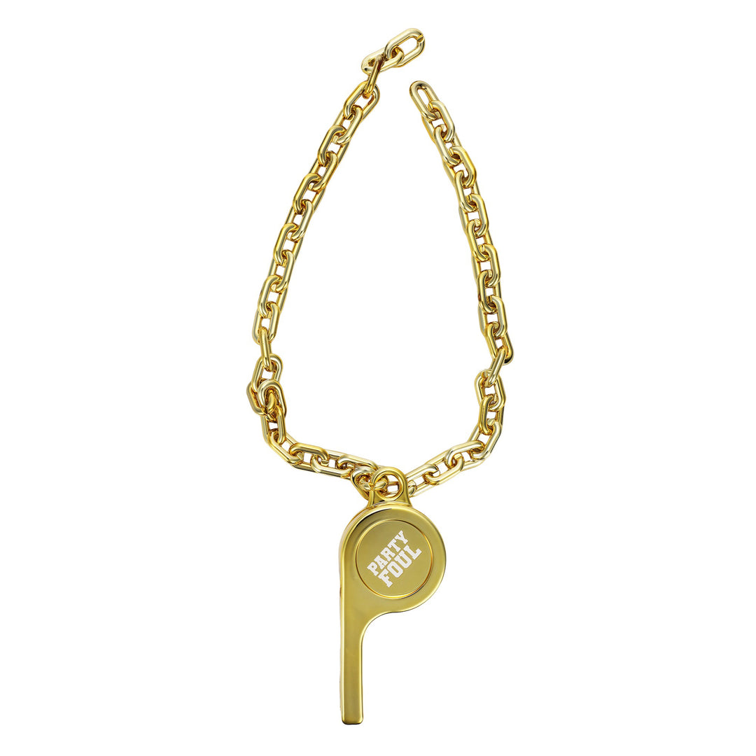 Party Foul Jumbo Whistle &amp; Chain