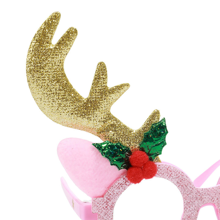 Oh Deer! Reindeer Novelty Christmas Glasses