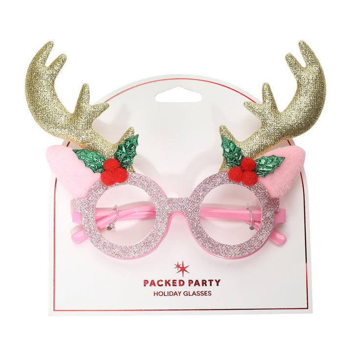 Oh Deer! Reindeer Novelty Christmas Glasses