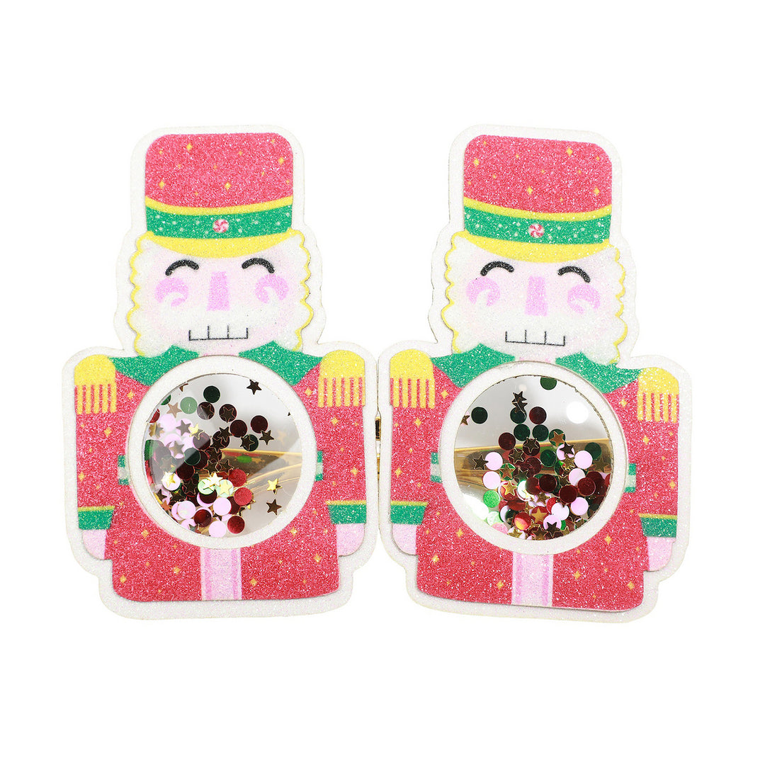 Nutty But Nice Nutcracker Christmas Novelty Glasses