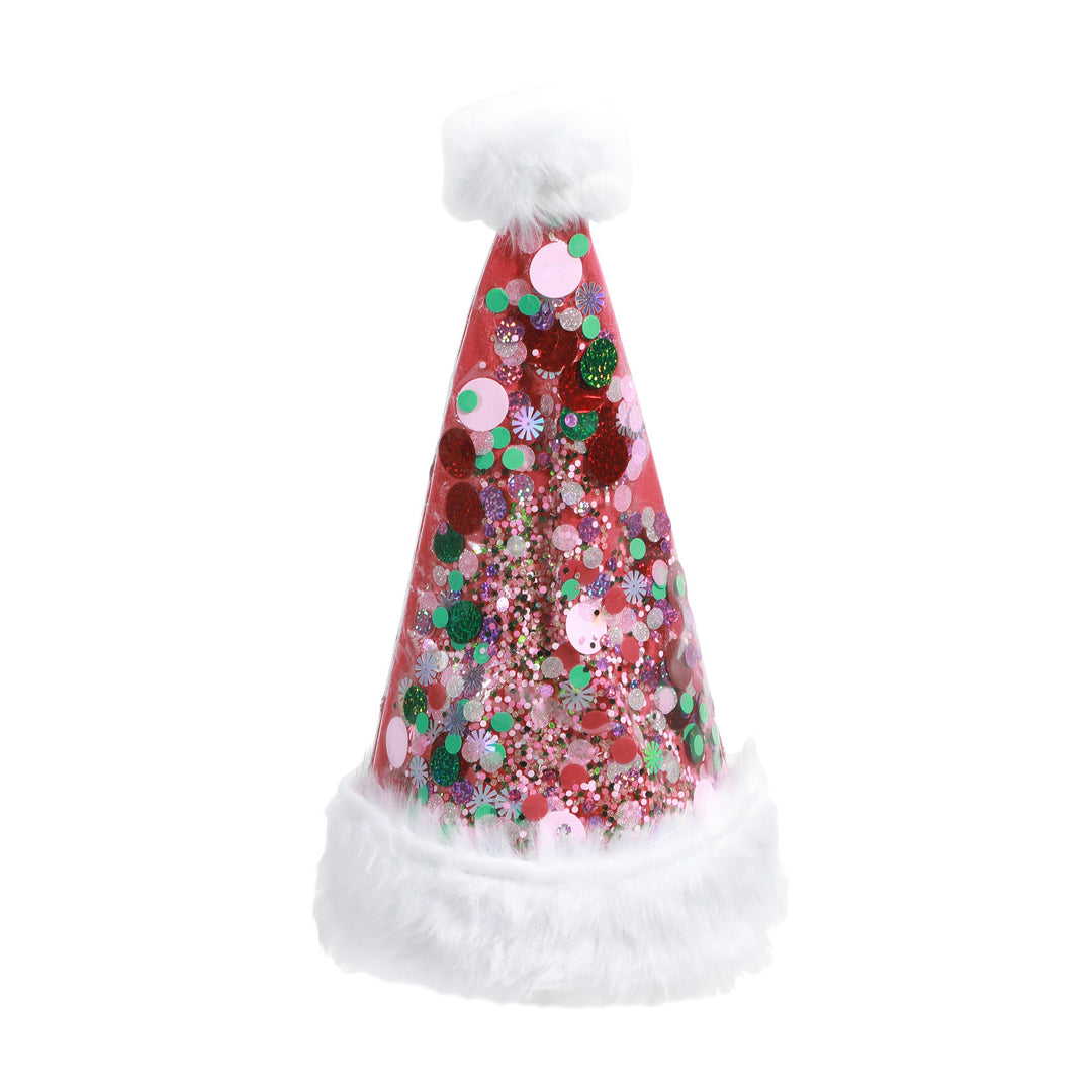 Packed Party Trapped Confetti Santa Hat Party Accessory