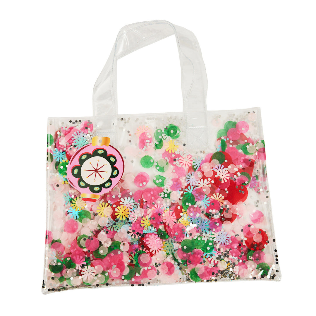 Festive Confetti-filled Christmas Gift Bag