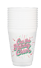 Packed Party Cupstack Cheer White Party Accessory