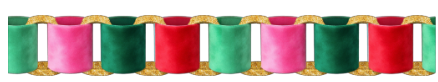 Packed Party Velvet Garland Party Accessory