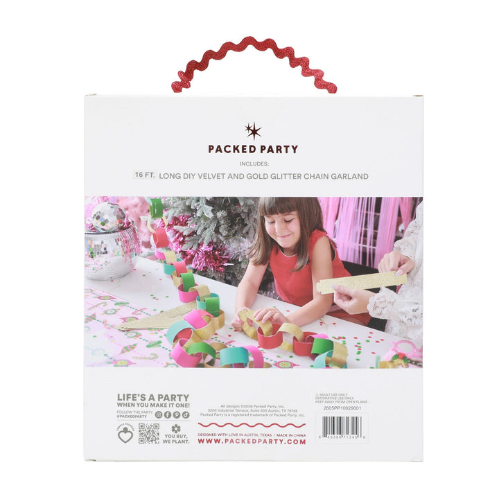 Packed Party Velvet Garland Party Accessory