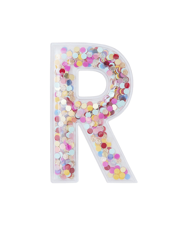 Confetti Letter Stickers - Adhesive Patches
