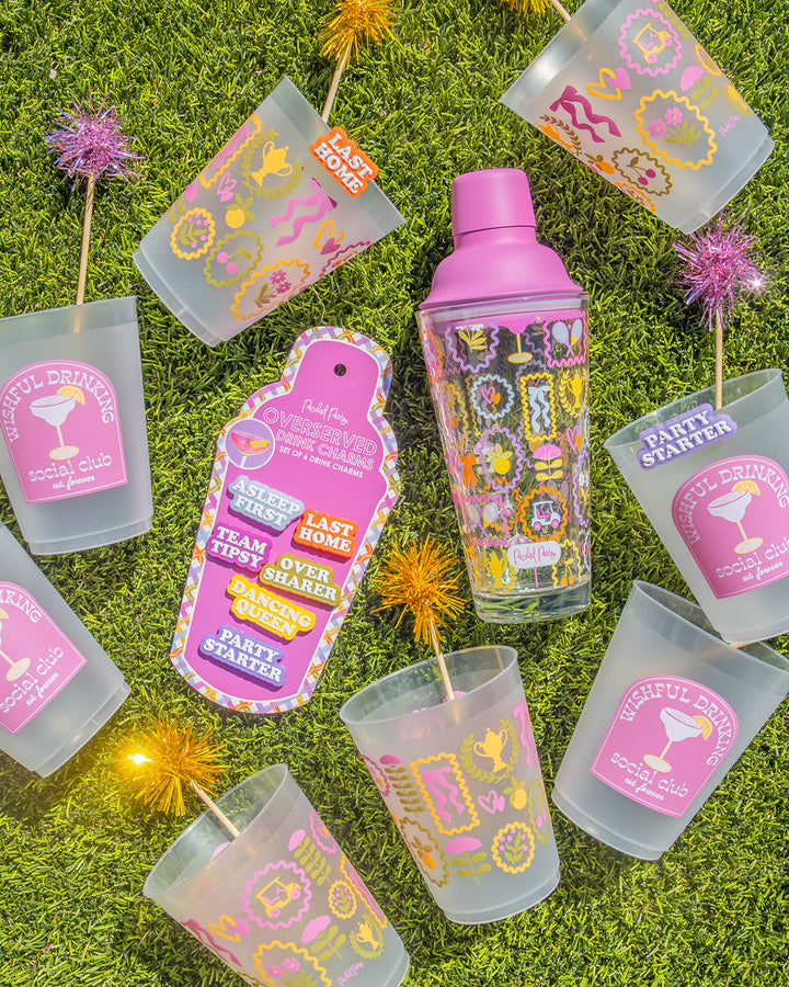Overserved Drink Charm &amp; Marker Set