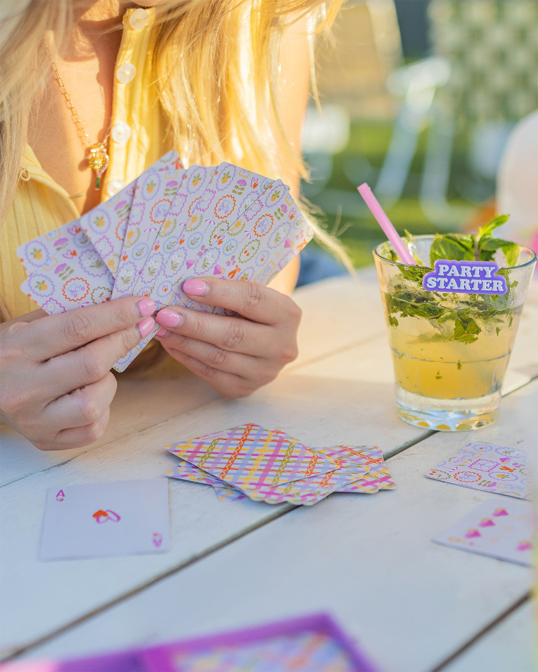 Game on Playing Card Set