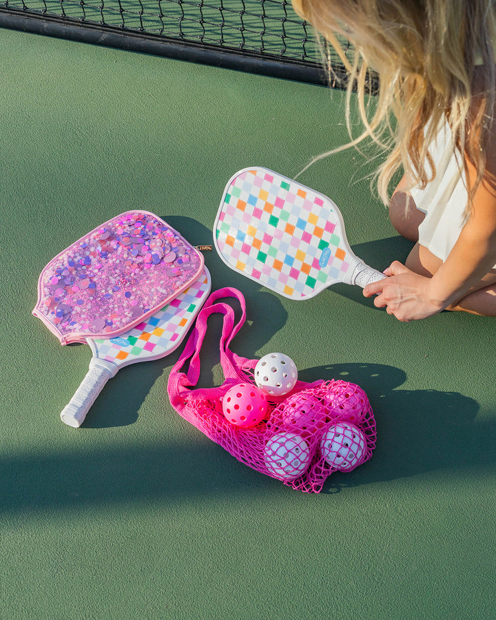 Pickle Party Pickleball Paddle And Confetti Cover Set