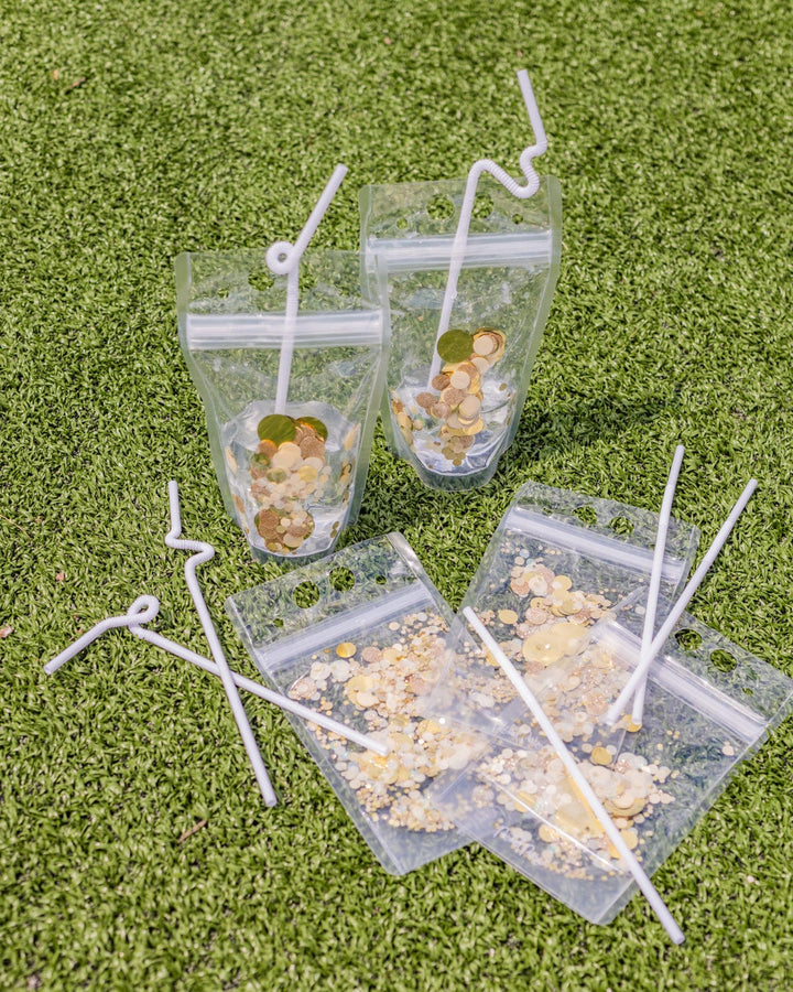 Spirit Squad Good As Gold Drink Pouch Set