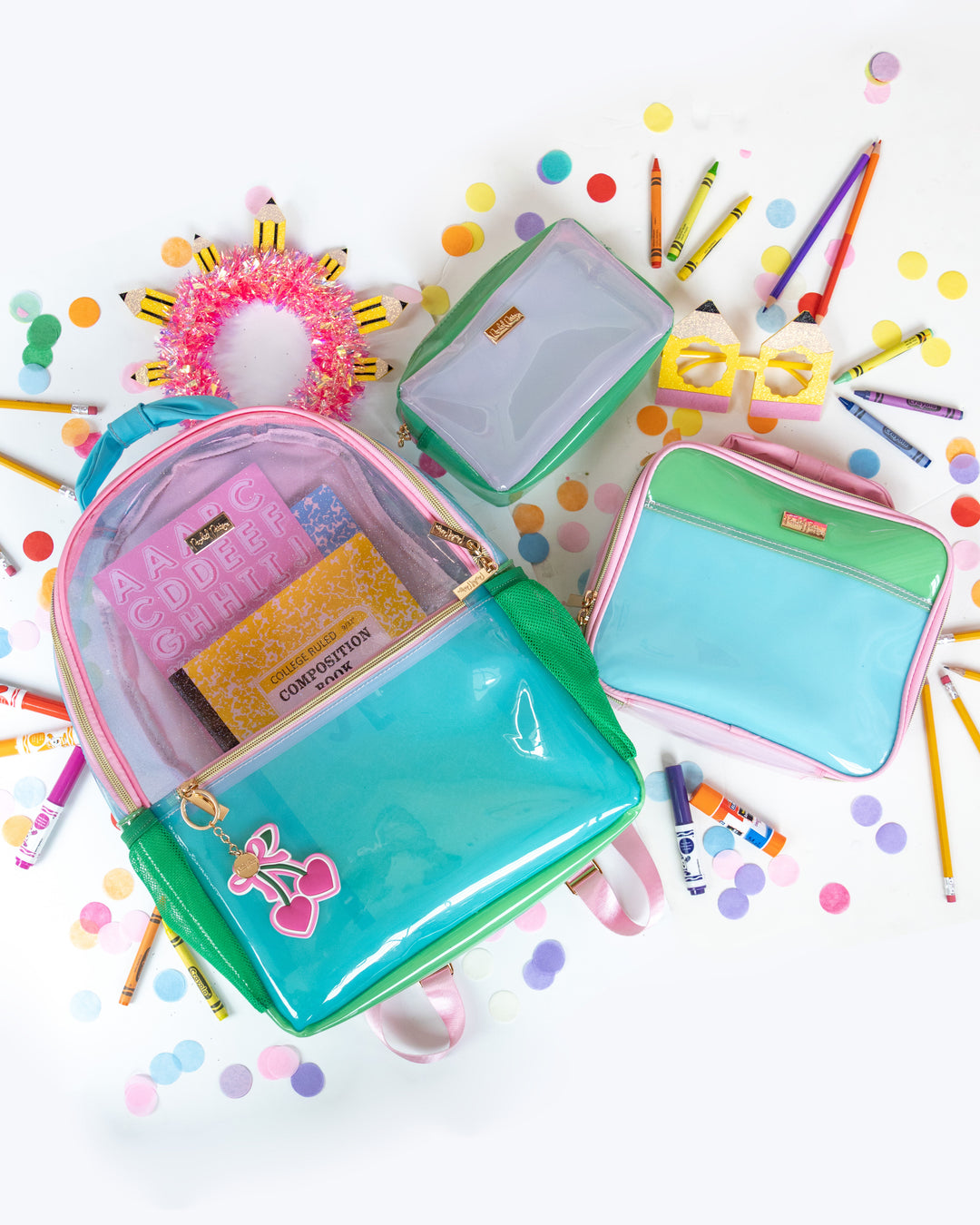 Color Block Jelly Backpack