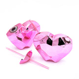 Disco Heart Tumbler- Pink