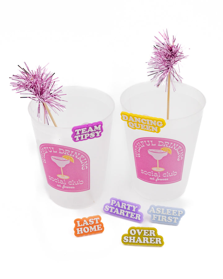 Overserved Drink Charm &amp; Marker Set