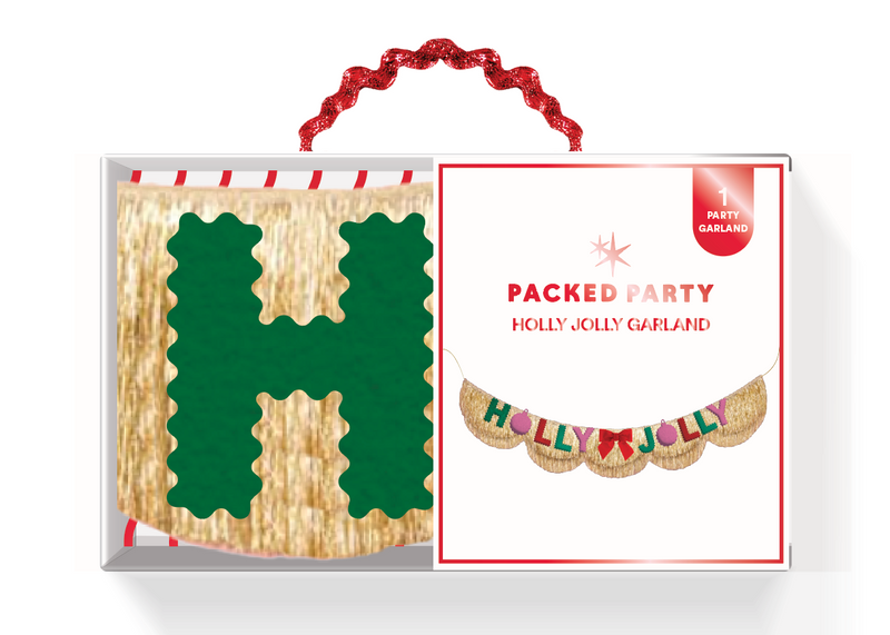 Holly Jolly Cheer Reuseable Banner