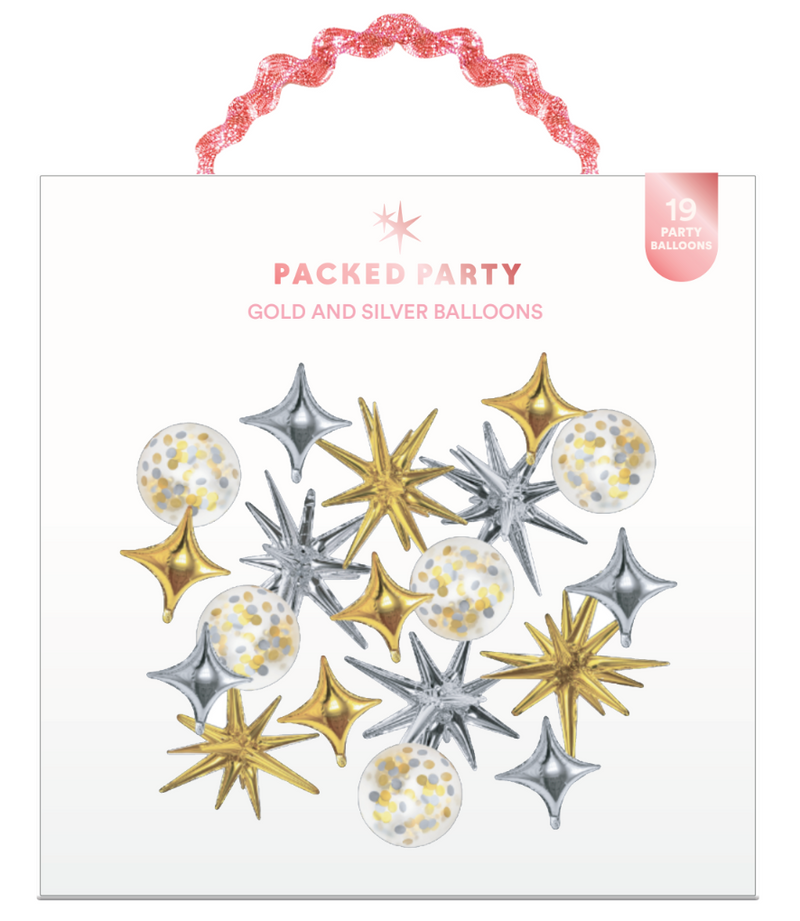 Sparkle And Shine Mylar Balloon Pack