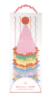 Top Off The Fun Mini Glitter Party Hats Set