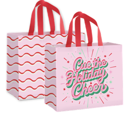 CUE THE HOLIDAY CHEER GIFT TOTE SET