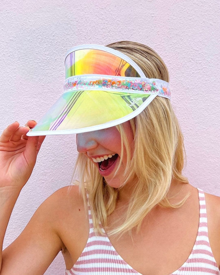 Flower Shop Confetti Sun Visor Set