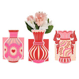 Fine China Pop-Up Vase Slip Covers (set of 3)