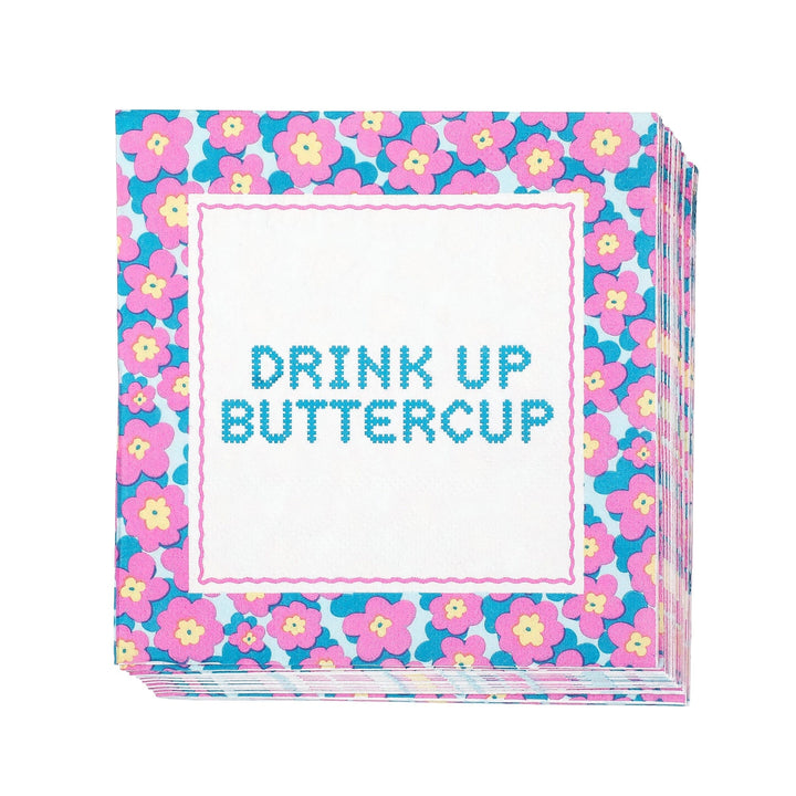 Packed Party Cheeky Sayings Cocktail Napkin Tray (6 sayings)