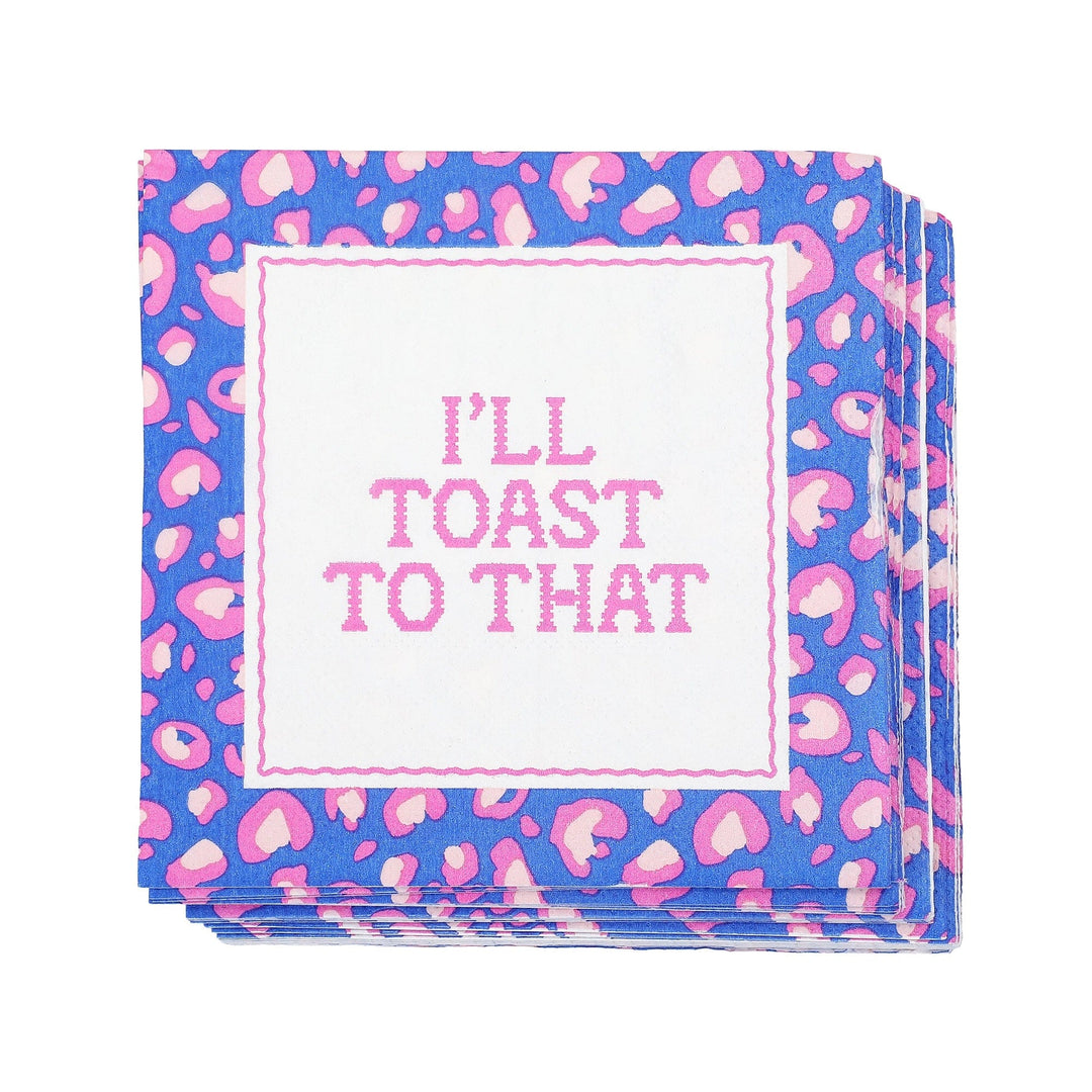 Packed Party Cheeky Sayings Cocktail Napkin Tray (6 sayings)