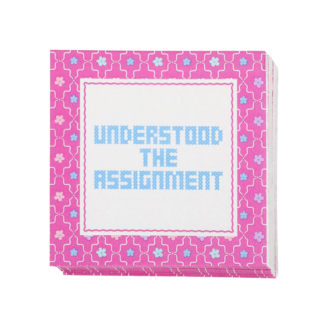 Packed Party Cheeky Sayings Cocktail Napkin Tray (6 sayings)